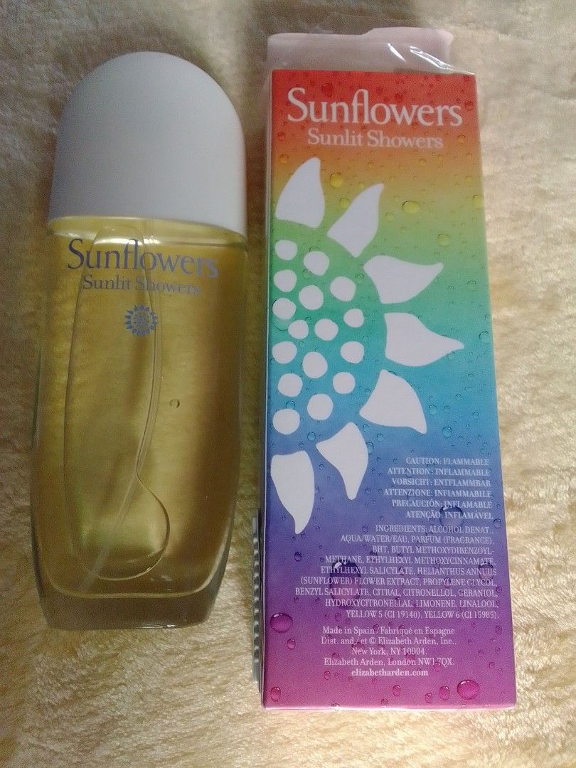 For Women Elizabeth Arden Sunflowers Sunlit Showers