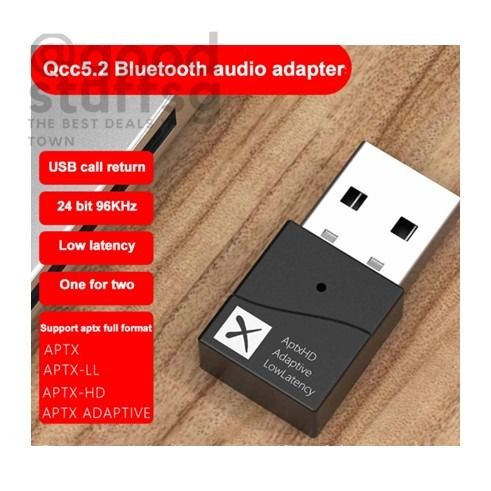 FREE Usb Bluetooth 5.2 Adapter Upgraded Aptx Dongle
