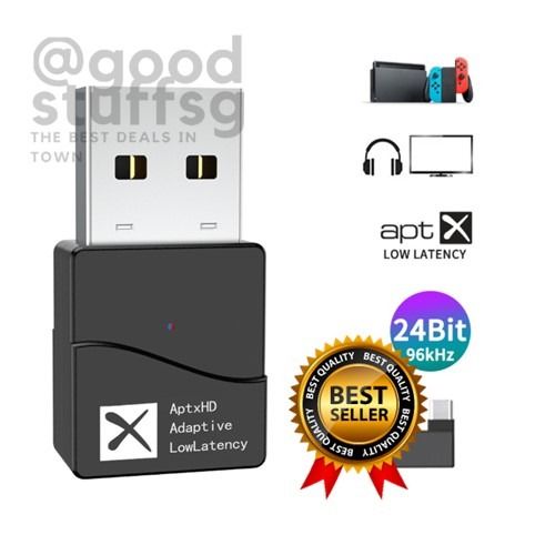 USB Dongle Bluetooth 5.2 Transmitter aptX / aptX HD / aptX LL