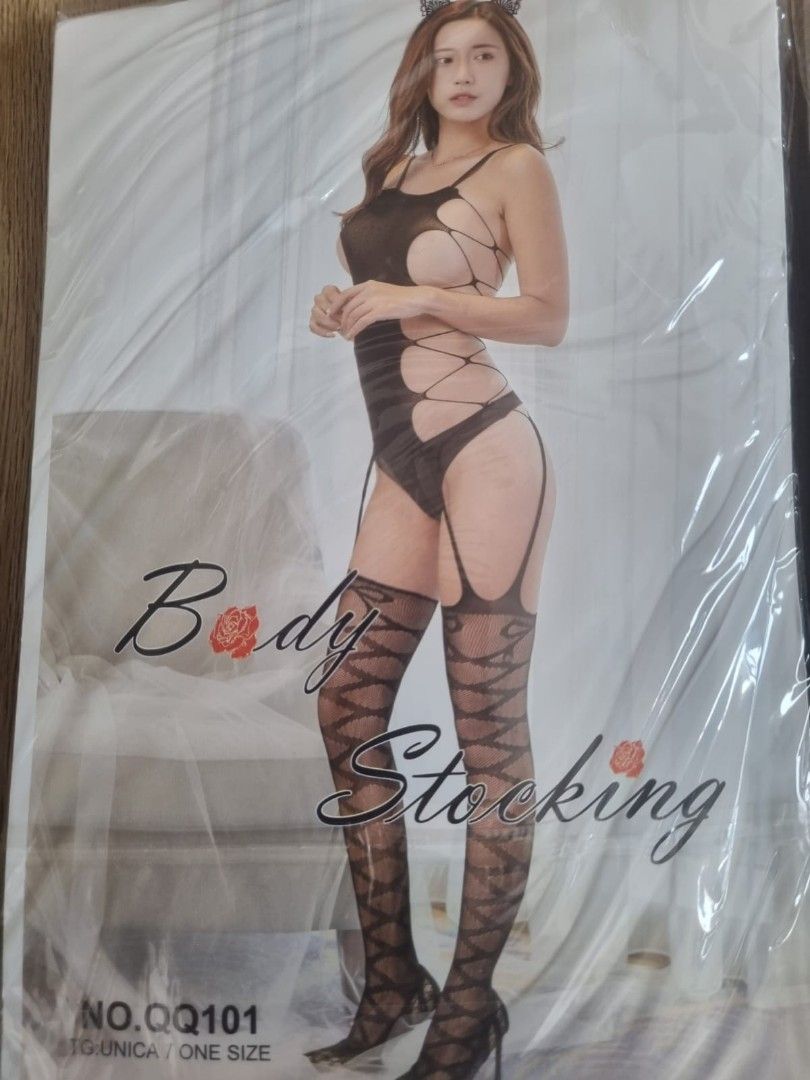 Sexy Body Stockings Lingerie Fishnet Bodysuit Exotic, Women's Fashion, New  Undergarments & Loungewear on Carousell