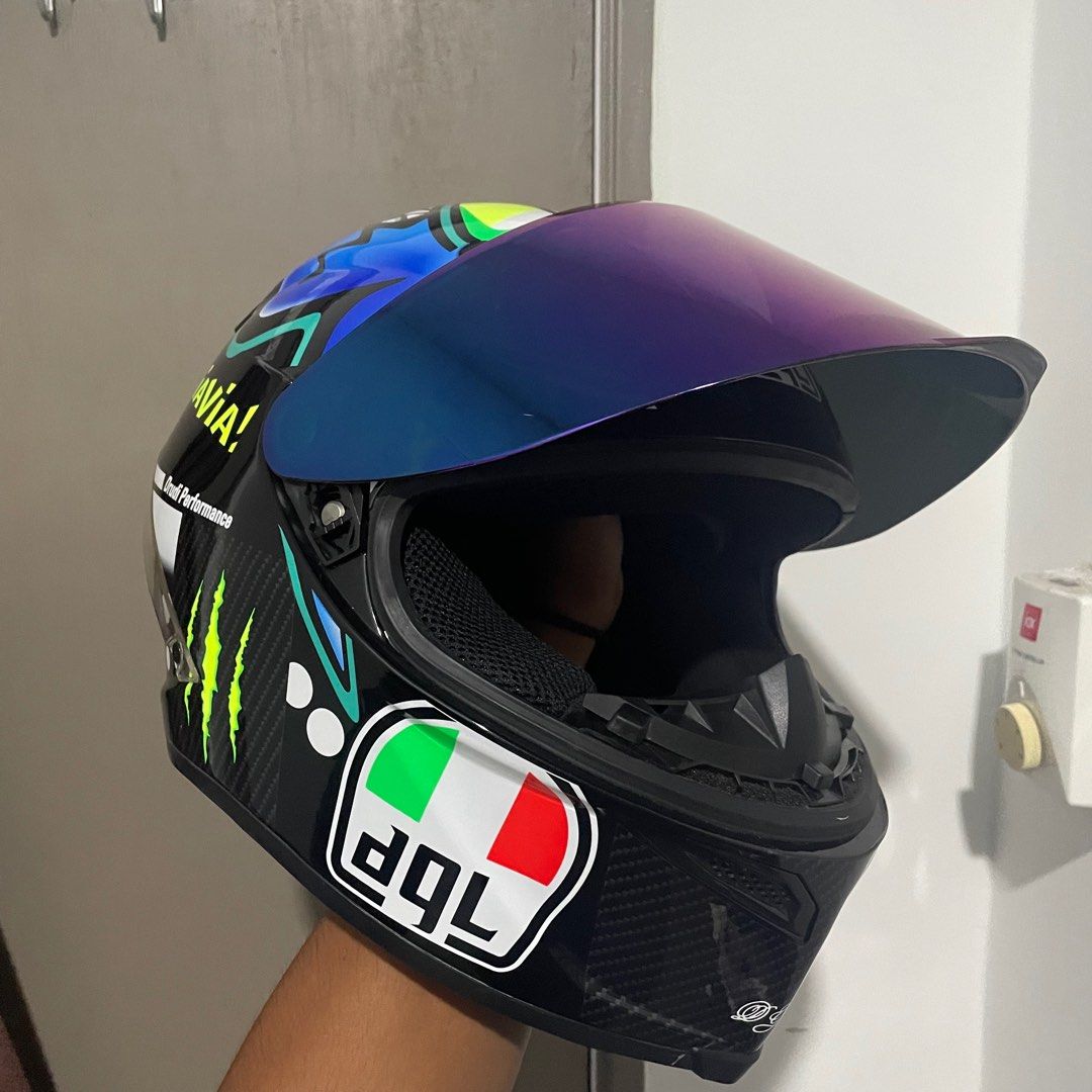 Full Face Helmet dql agv copy Motorbikes on Carousell