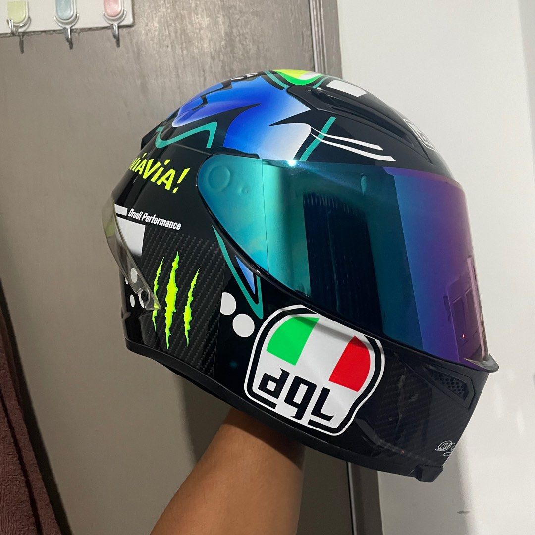 Full Face Helmet dql agv copy Motorbikes on Carousell