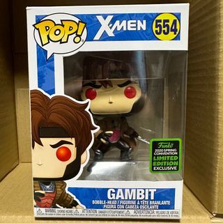  X-Men Gambit Glow-in-the Dark Pop! Vinyl Figure - EE Exclusive  : Toys & Games
