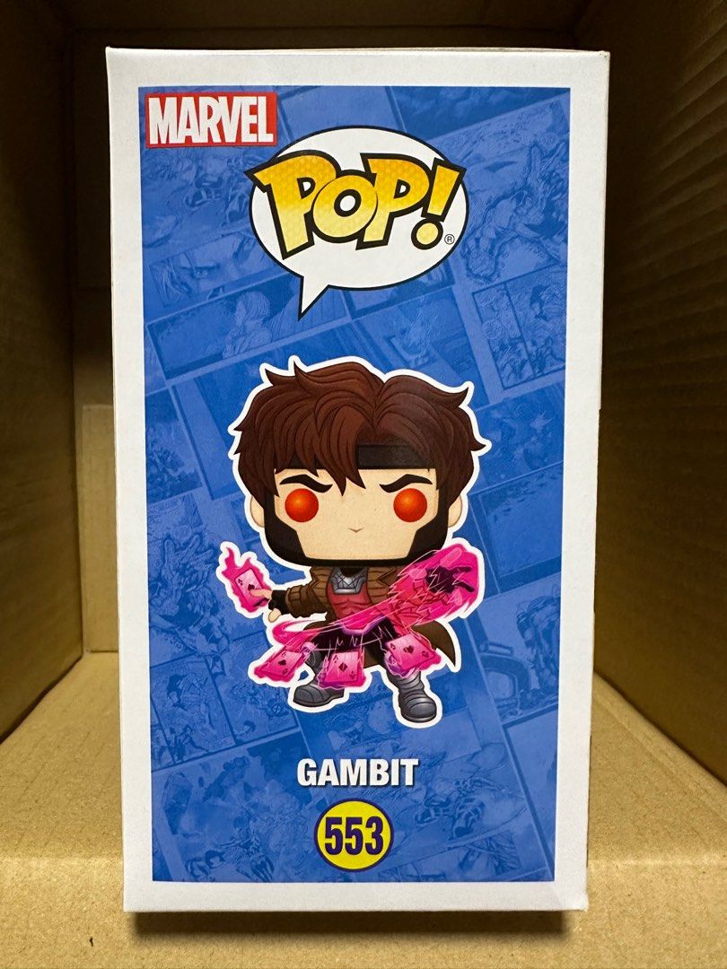 Funko Pop! Marvel Gambit 553 Exclusivo Glow Original Colecionavel - Moça do  Pop - Funko Pop é aqui!