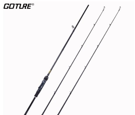 GOTURE TOMAHAWK MH+H Double Tips F30T Carbon Fiber Fishing Rod Spinning  Casting Rod Lure Rod AT2741, Sports Equipment, Fishing on Carousell
