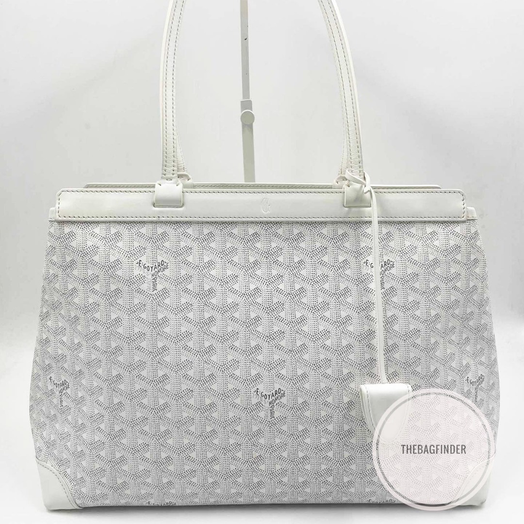Goyard Bellachase White, Luxury, Bags & Wallets on Carousell