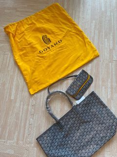 LN Goyard tote St Louis Black Noir PM not anjou artois flot bucket bag,  Luxury, Bags & Wallets on Carousell