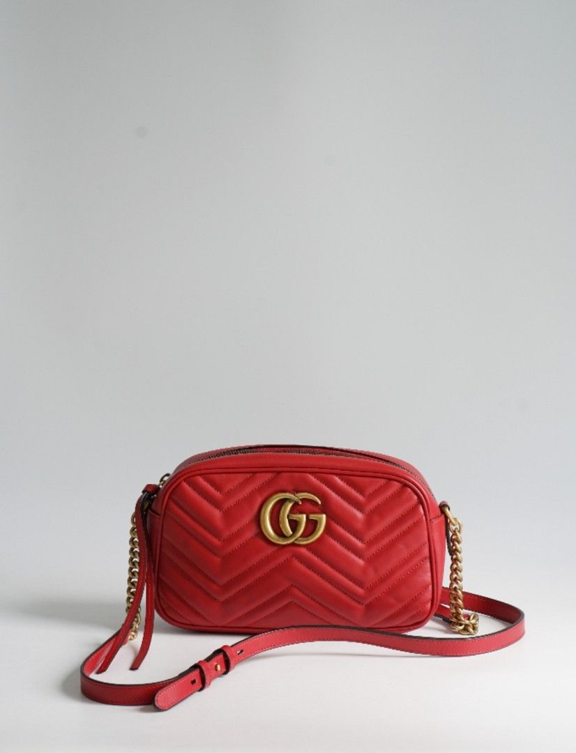 Gucci marmont sales crossbody red