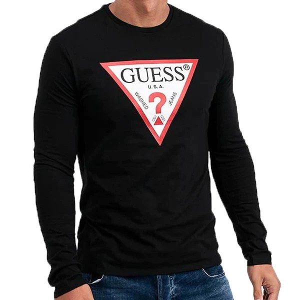 Guess striped shirt mens long sleeve on sale
