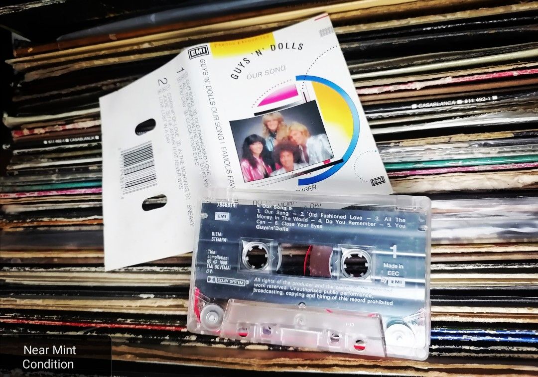 Guys N Dolls Our Song Cassette Tape Original Cassette Tapes Vintage