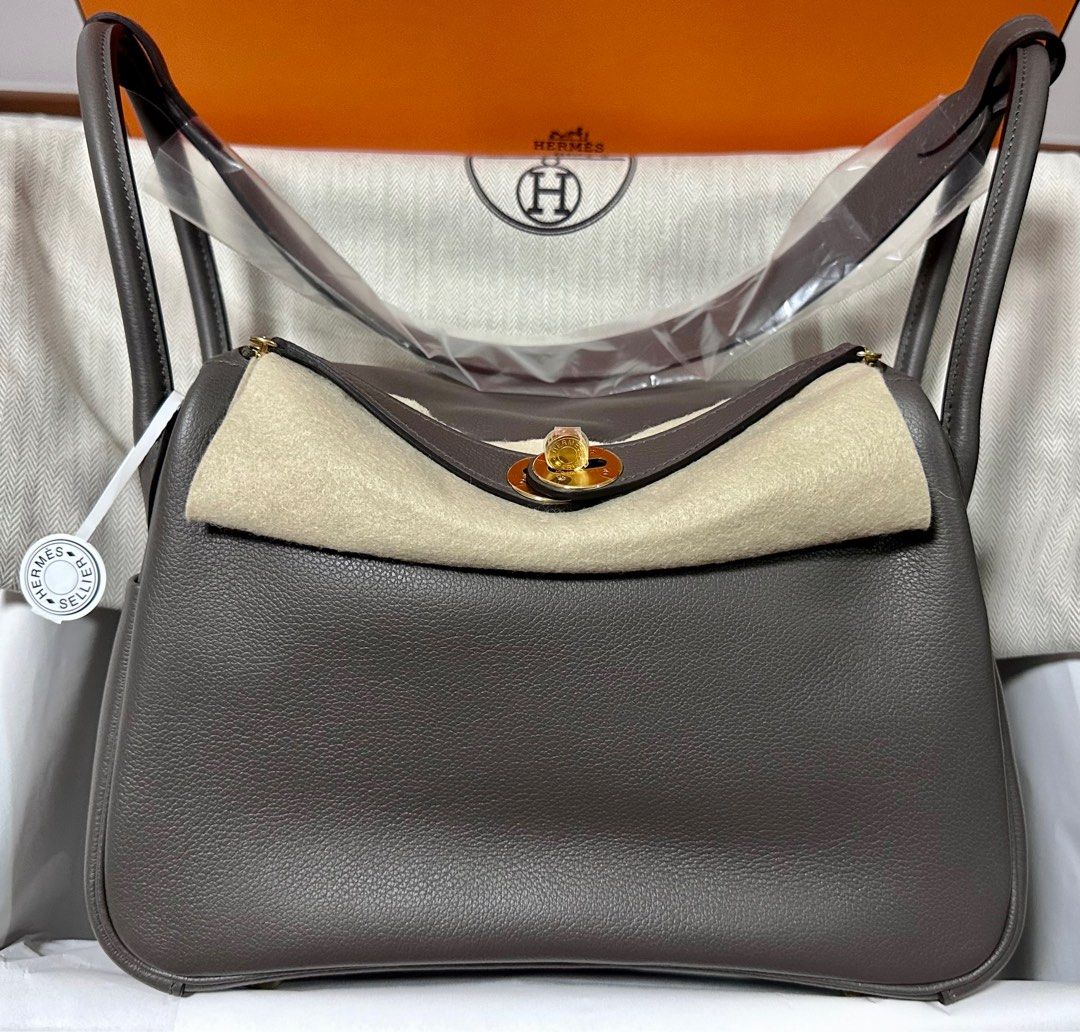 Hermes Lindy 26 gold ghw, Luxury, Bags & Wallets on Carousell