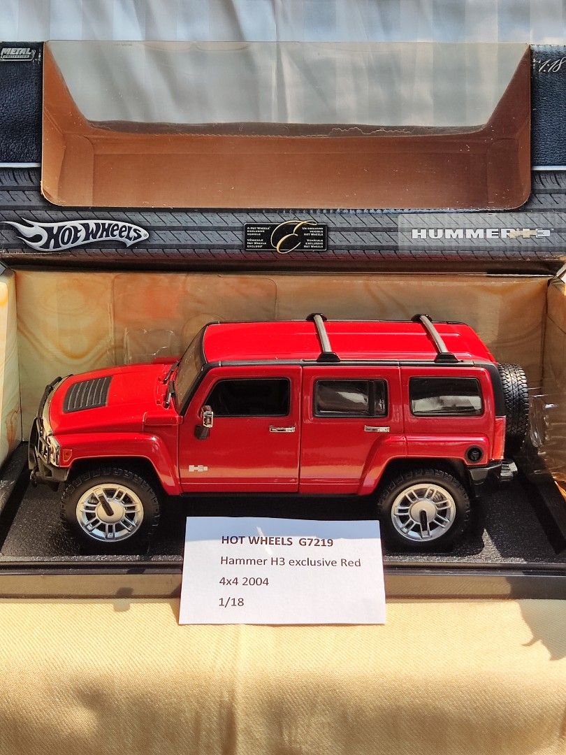 Hot wheels diecast 1/18 Hammer H3.. 2004, Toys & Collectibles, Mainan