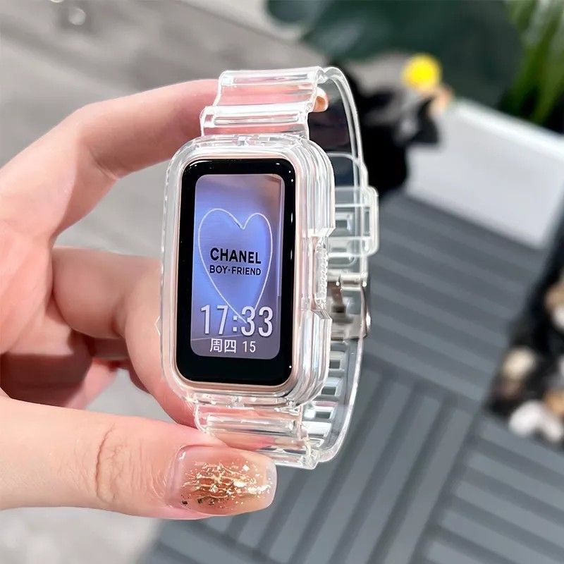 Huawei Band 6 7 8 Transparent Strap, Women's Fashion, Watches