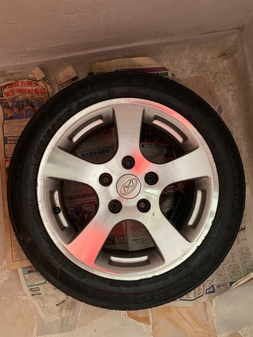 Hyundai Avante original rim, Car Accessories, Tyres & Rims on Carousell