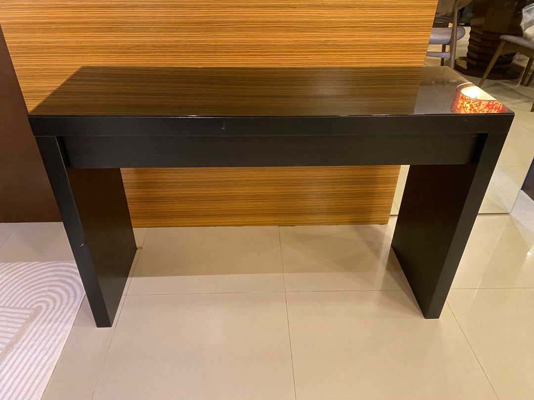 Black malm dressing table on sale