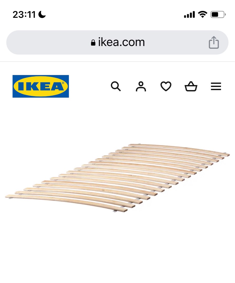 Ikea slatted, Furniture & Home Living, Furniture, Bed Frames