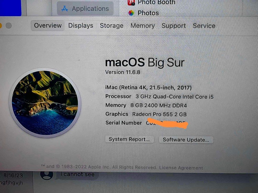 iMac 2017 (Category: Desktops) located in Quezon City. Submitted by bbbae (Listing ID 1253468344, Image 3). Description: 2017 model, 256 ssd storage, i5 3.0grhz, complete with box, wireless keyboard & magic mouse.