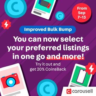 ⚡Improved Bulk Bump: You can now select your preferred listings in one go and more!