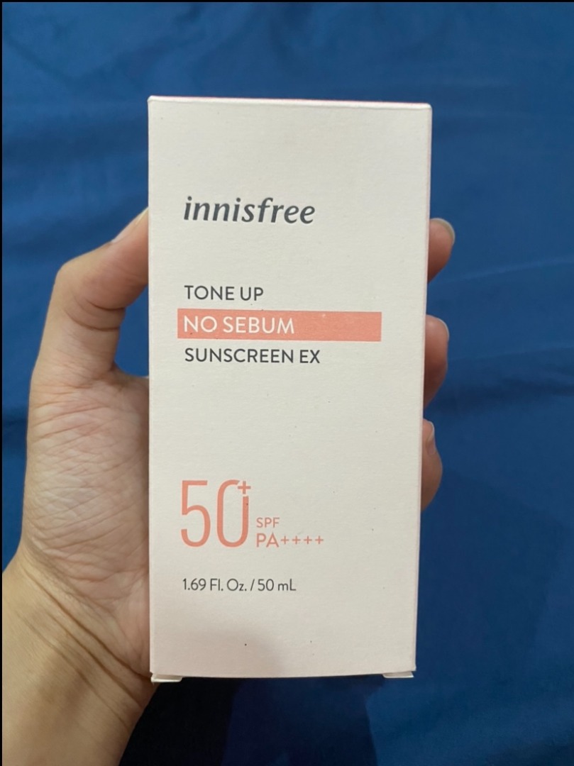 Innisfree Tone Up No Sebum Sunscreen EX, SPF50+ PA++++ 50ml, Beauty