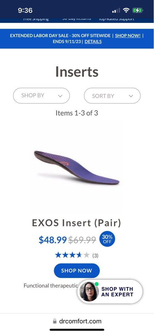 Dr comfort exos orthotics store