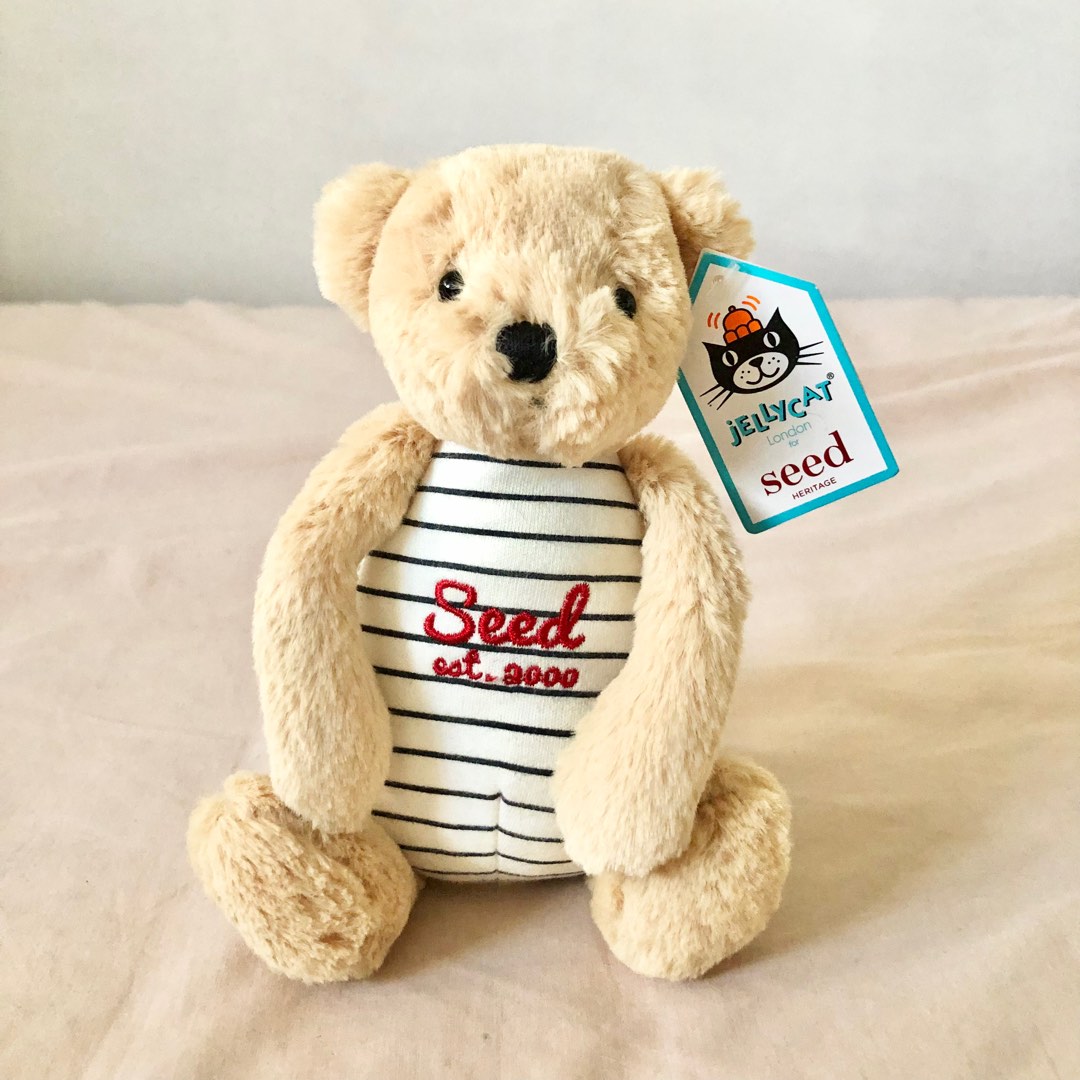 Jellycat special edition Seed bear Scout bear, Hobbies & Toys, Toys