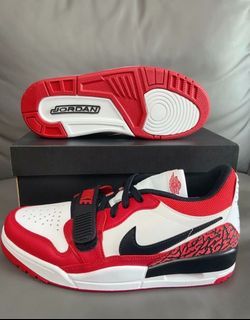 【全新正貨】Jordan Legacy 312 Low 芝加哥 耐磨 運動鞋 低帮复古 篮球鞋 GS 白红