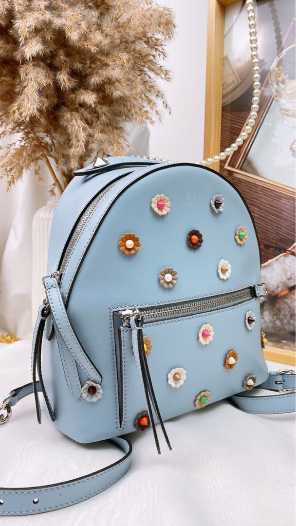Light blue mini backpack outlet