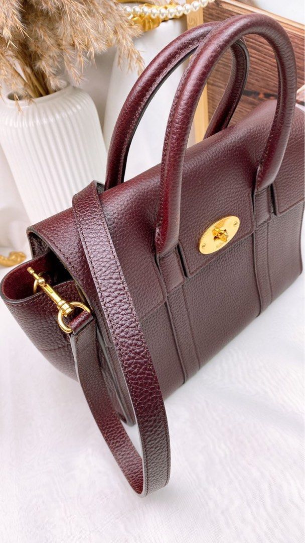 Mulberry small bayswater satchel oxblood store
