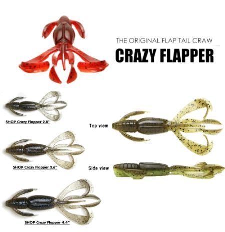Keitech - Crazy Flapper ~ Soft Bait ~ Fishing Soft Bait Lure