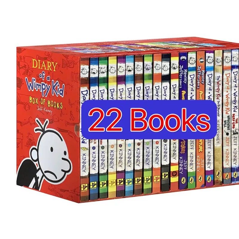 Diary of a Wimpy Kid (Bilingual version) 18 books, Hobbies & Toys, Books &  Magazines, Children's Books on Carousell