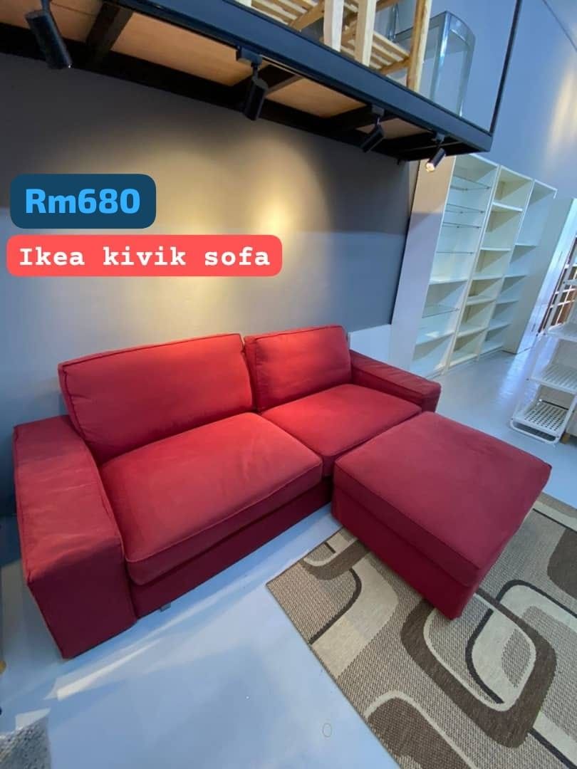 Kivik ikea sofa 2nd, Furniture & Home Living, Furniture, Sofas on Carousell