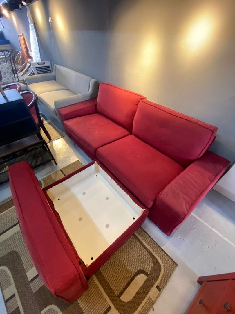 Kivik ikea sofa 2nd, Furniture & Home Living, Furniture, Sofas on Carousell