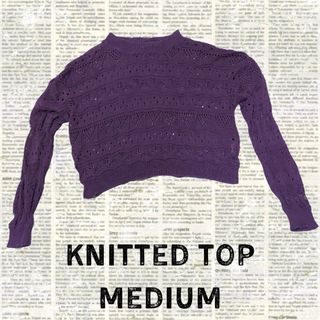 Knitted top crochet