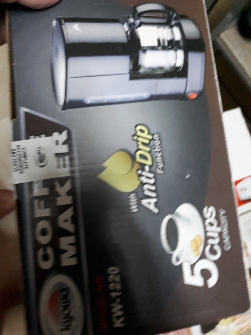 Kyowa coffeemaker non drip new (Category: Coffee Machines & Makers) located in Quezon City. Submitted by secretluxuryshop (Listing ID 1253454628, Image 2). Description: .