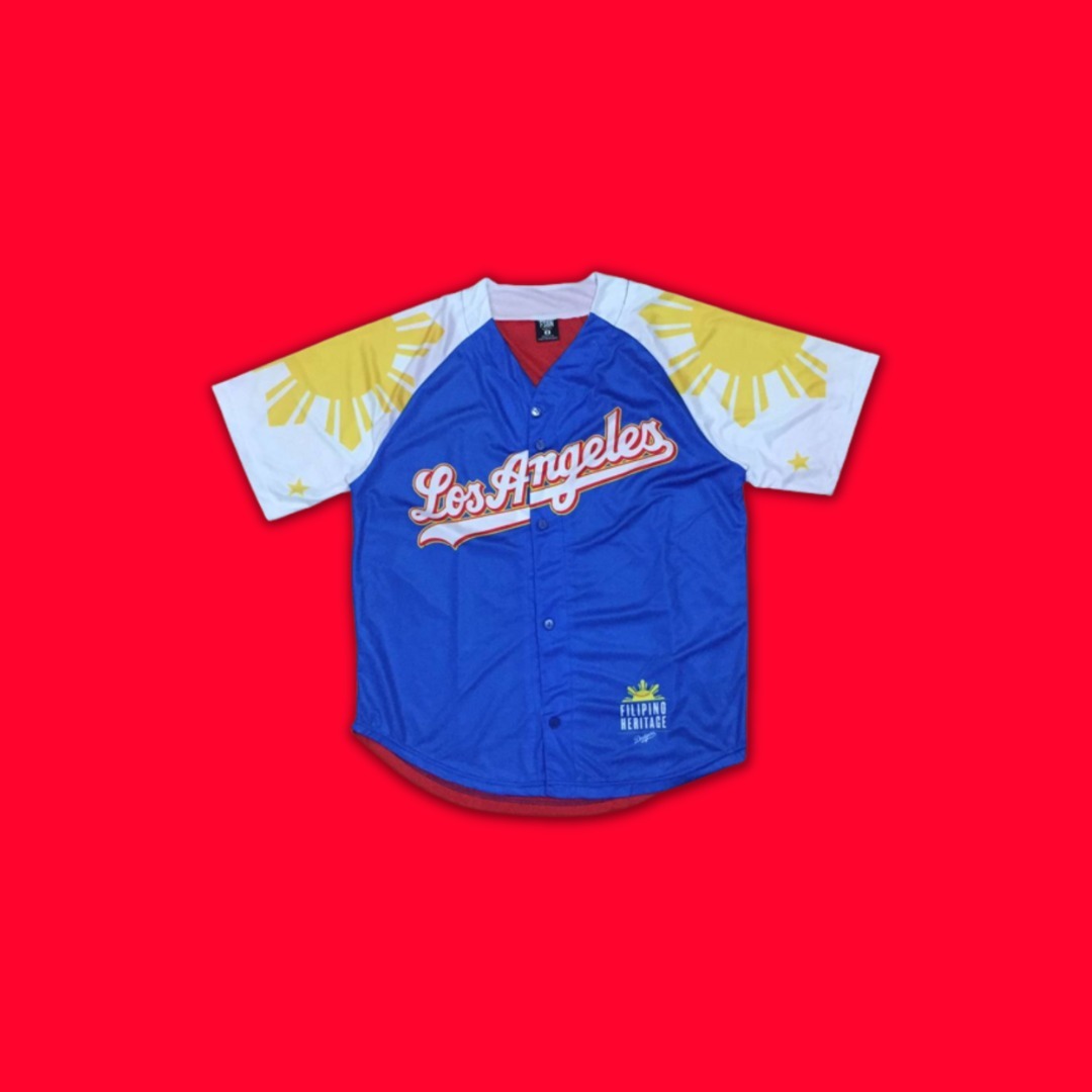 Los Angeles LA Dodgers Filipino Heritage Giveaway Night Jersey Size XL