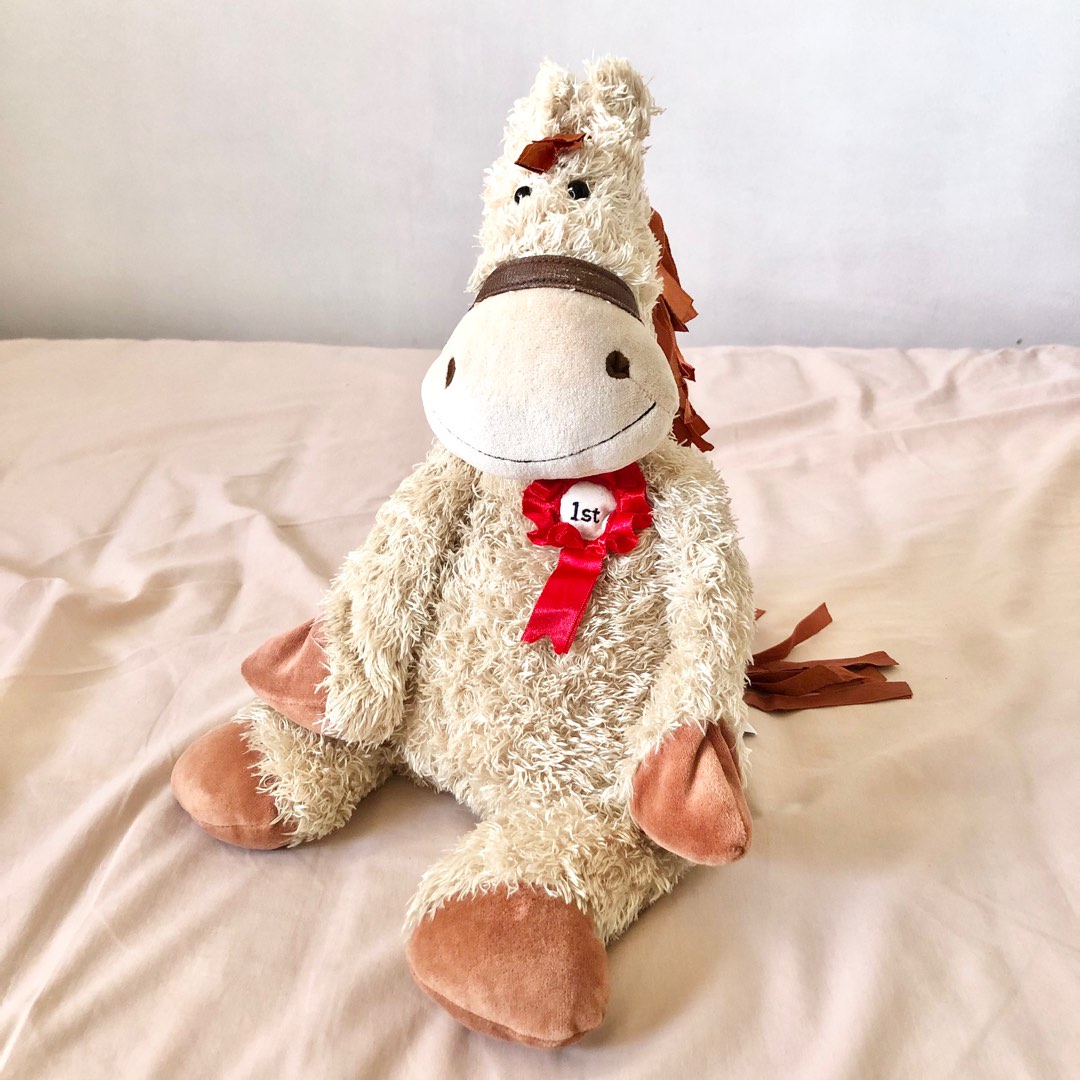 Large Jellycat Bunglie Junglie Horse, Hobbies & Toys, Toys & Games on