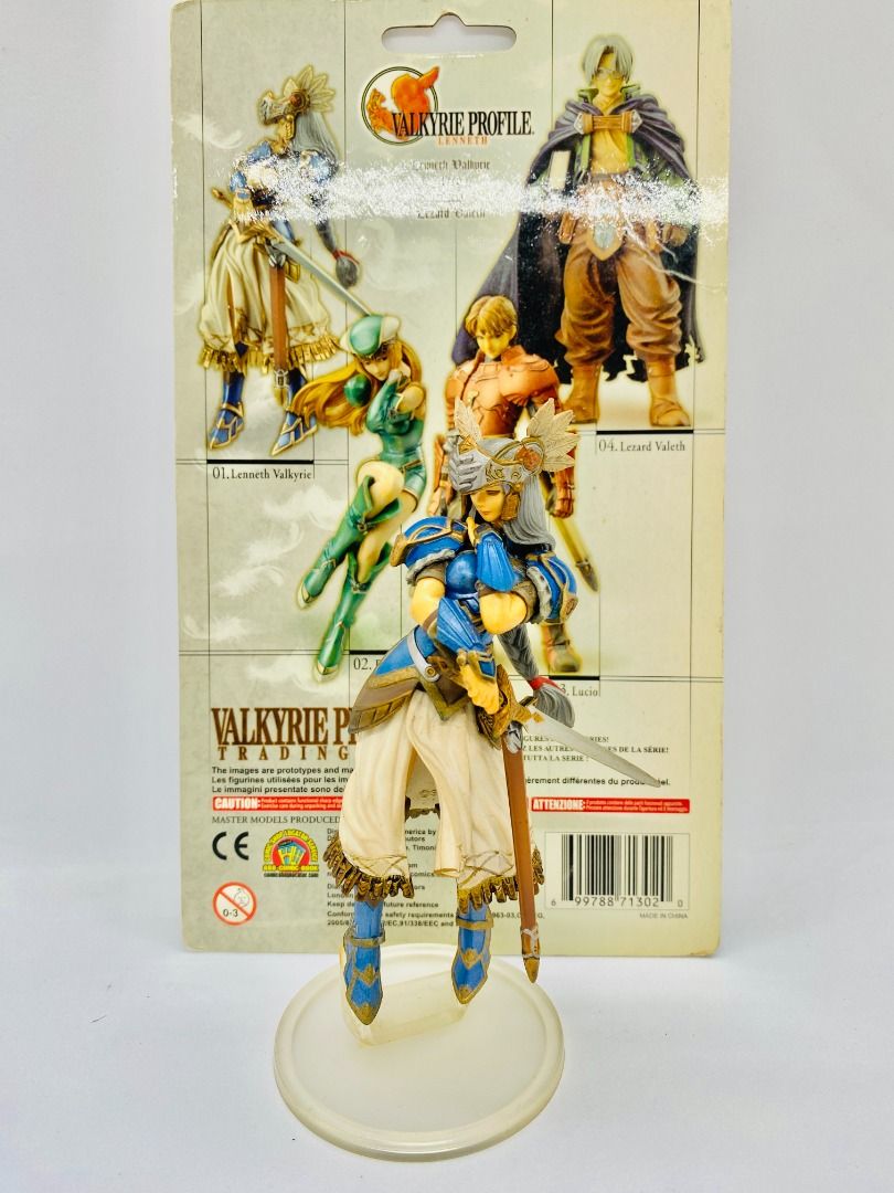 Lenneth - Valkyrie Profile - Authentic Trading Game Figure RARE (Category: Figurines & Statues) located in Lingayen. Submitted by otaku_niche (Listing ID 1253510473, Image 1). Description: Box opened. Never displayed. Pieces complete. Last Price Bundled with Lezard = P 6800.