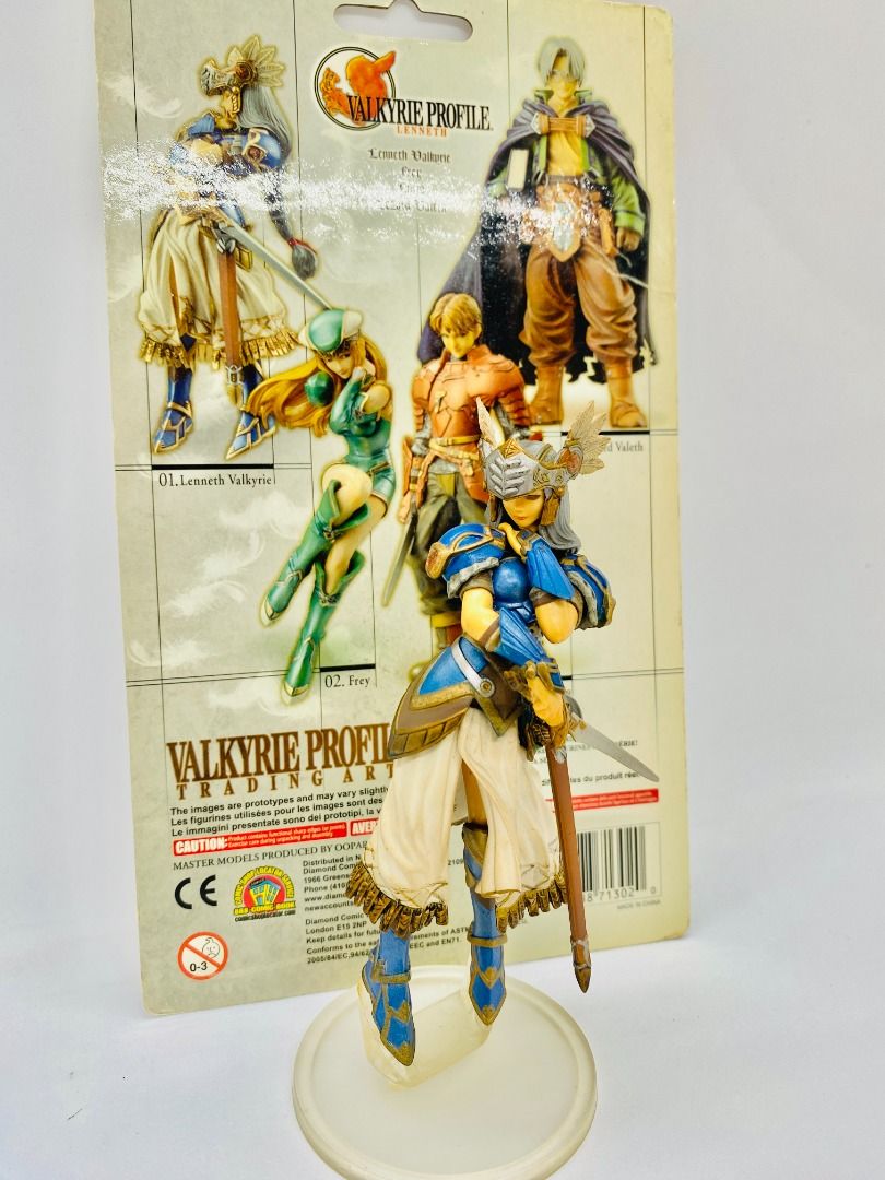 Lenneth - Valkyrie Profile - Authentic Trading Game Figure RARE (Category: Figurines & Statues) located in Lingayen. Submitted by otaku_niche (Listing ID 1253510473, Image 2). Description: Box opened. Never displayed. Pieces complete. Last Price Bundled with Lezard = P 6800.