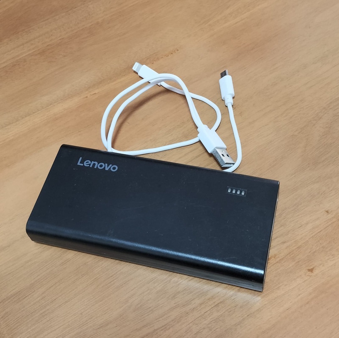 LENOVO POWER BANK 10400 mAh/3.7V (38.48Wh) WITH 2HEAD USB CABLE