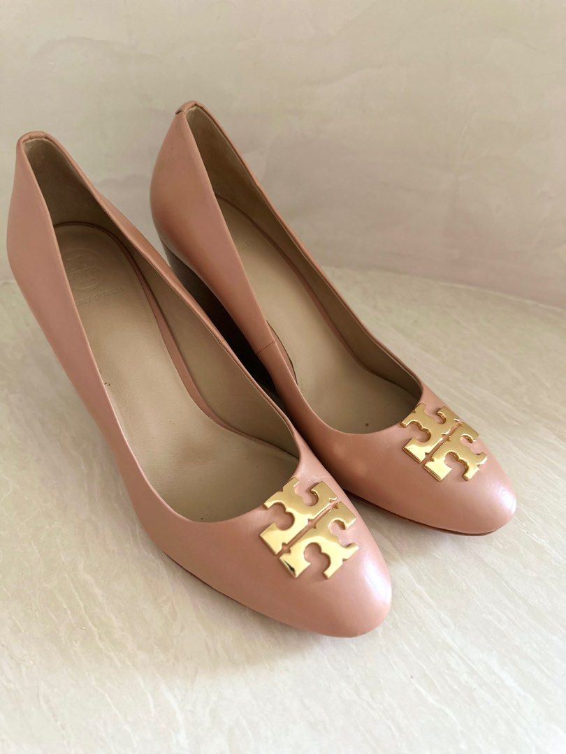Tory burch nude pumps cheap