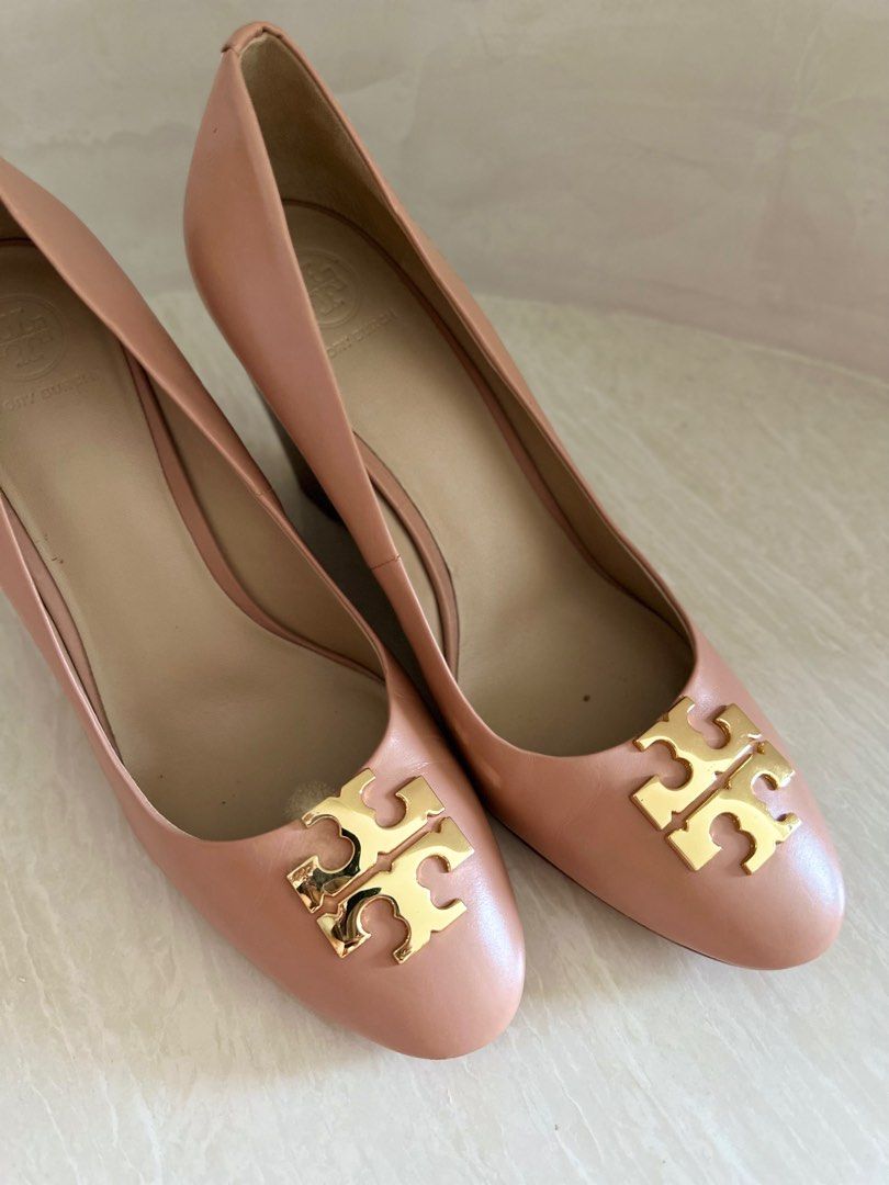Tory burch nude pumps hotsell