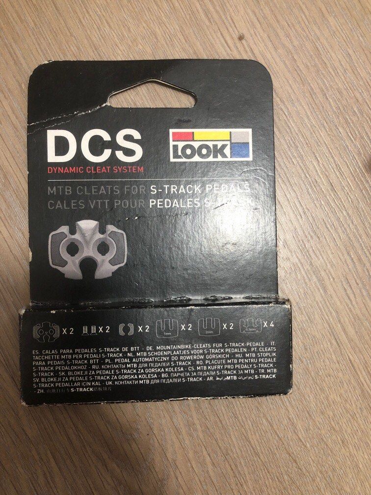 Look S track MTB cleats