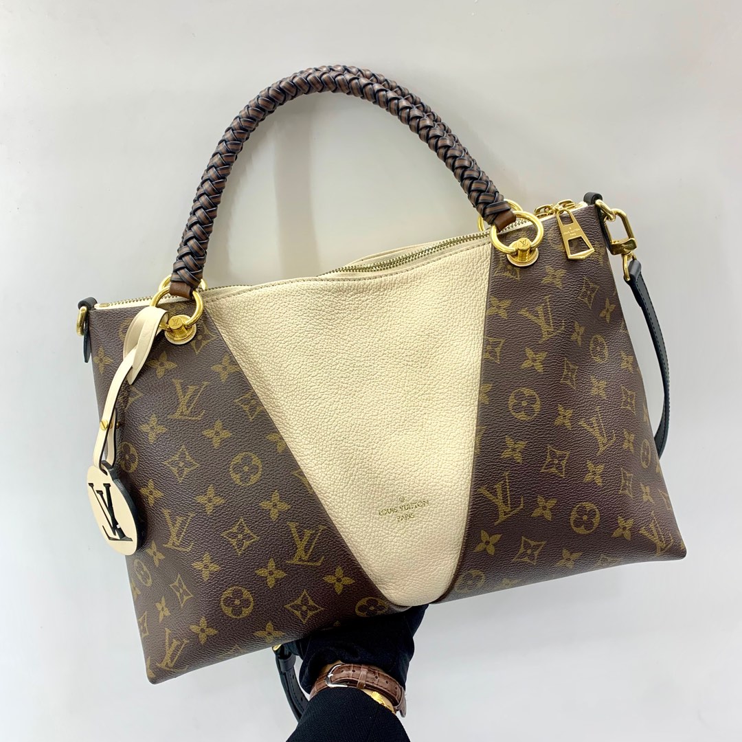 LOUIS VUITTON M95419 STRATUS OLYMPE PM BEIGE LEATHER SHOULDER BAG 237035412  ;, Luxury, Bags & Wallets on Carousell