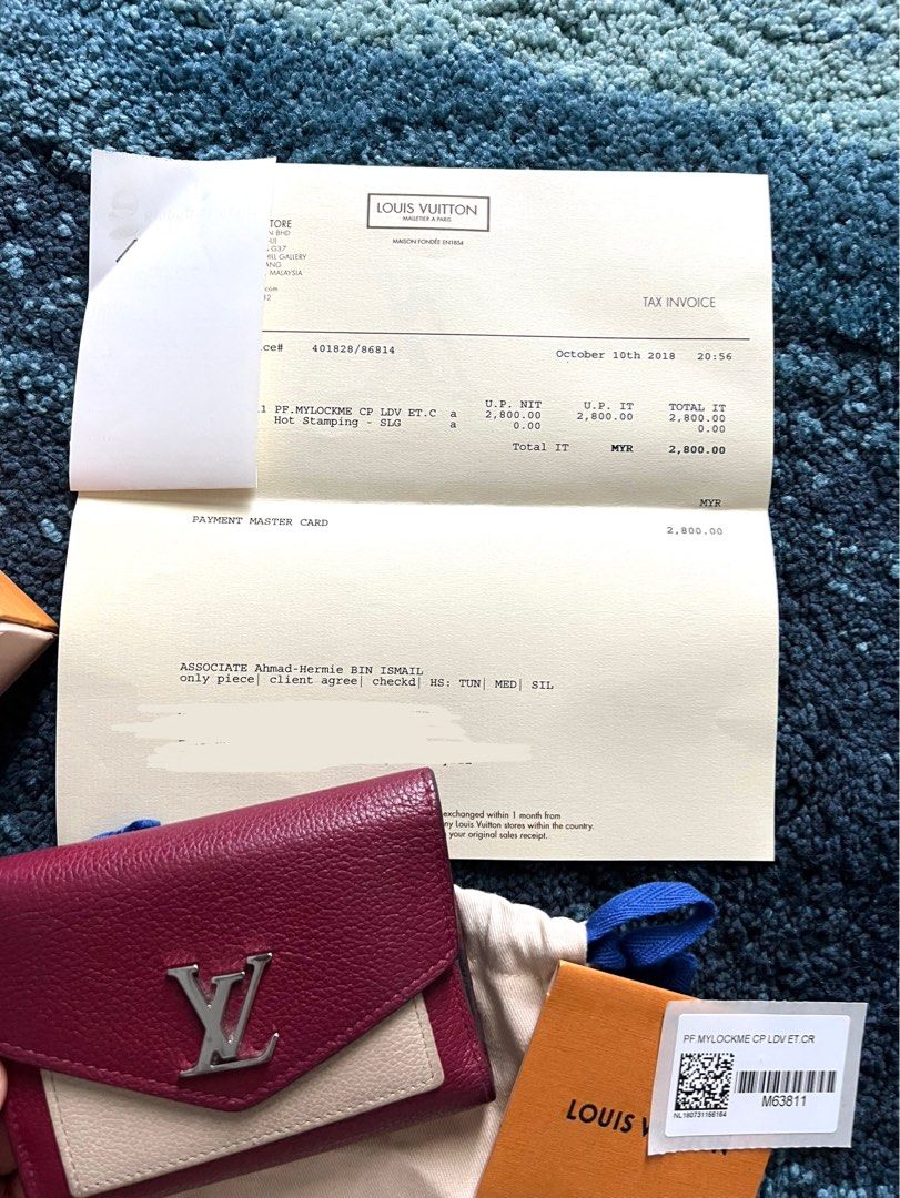 Louis Vuitton] MyLockMe Compact Wallet, Luxury, Bags & Wallets on Carousell