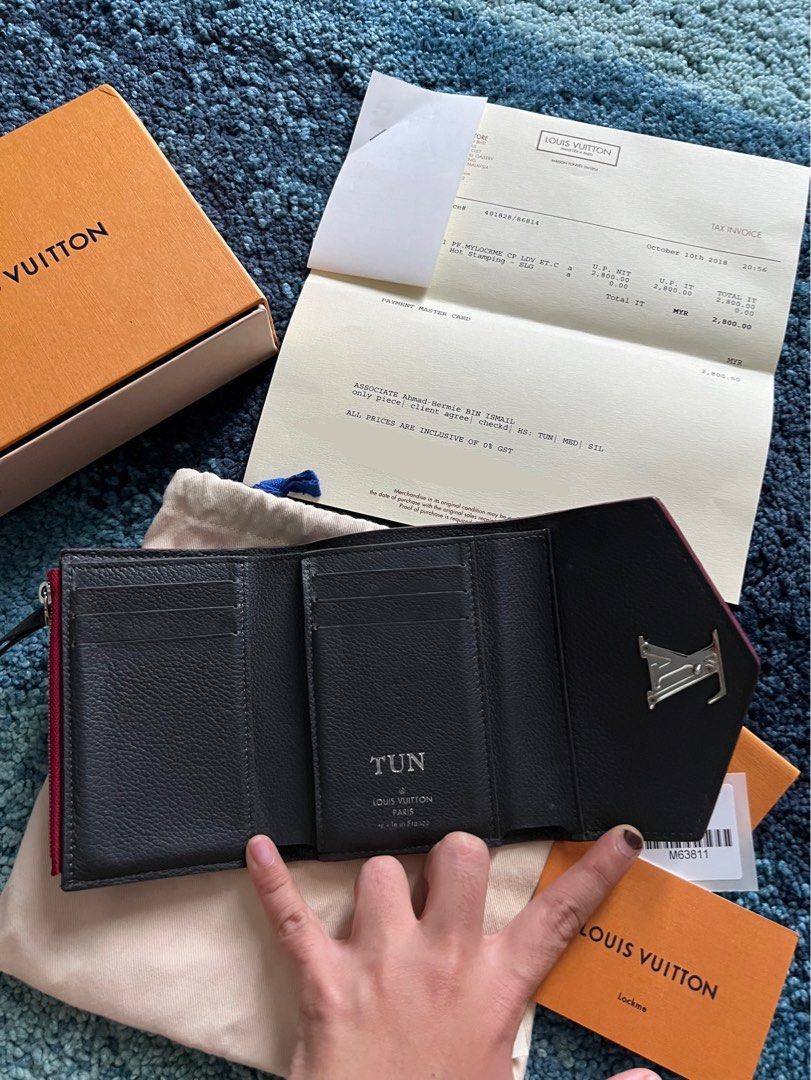 LOUIS VUITTON MYLOCKME COMPACT WALLET, Luxury, Bags & Wallets on Carousell