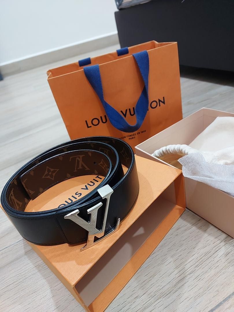 Louis Vuitton LV Optic 40mm Reversible Belt, Brown, 100