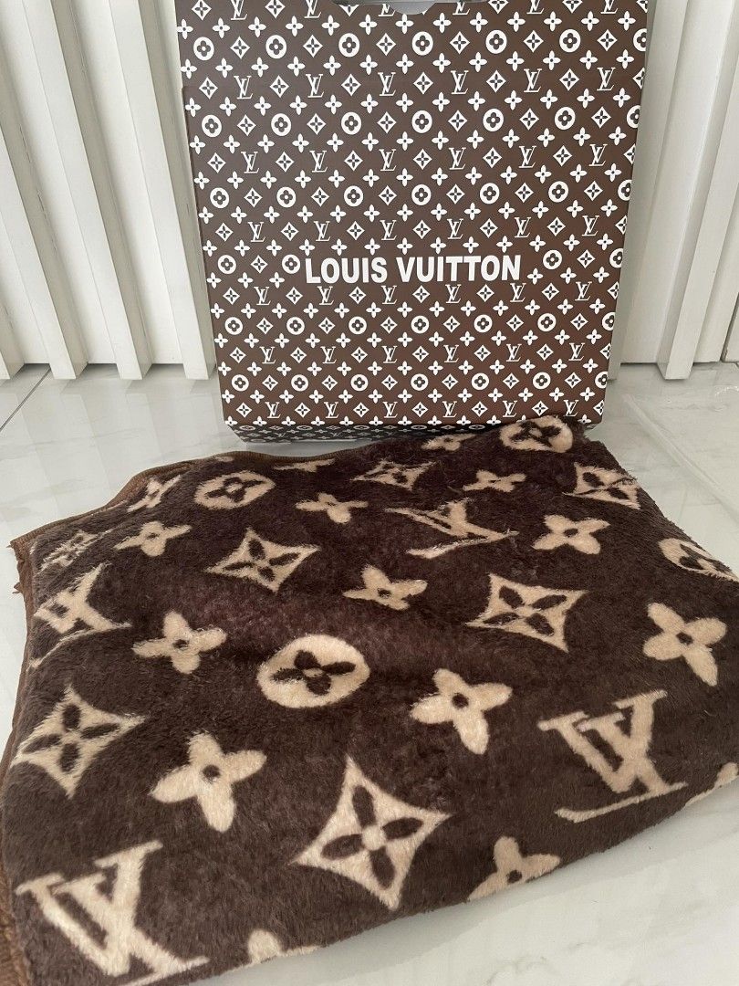 LV Blanket, Furniture & Home Living, Bedding & Towels on Carousell