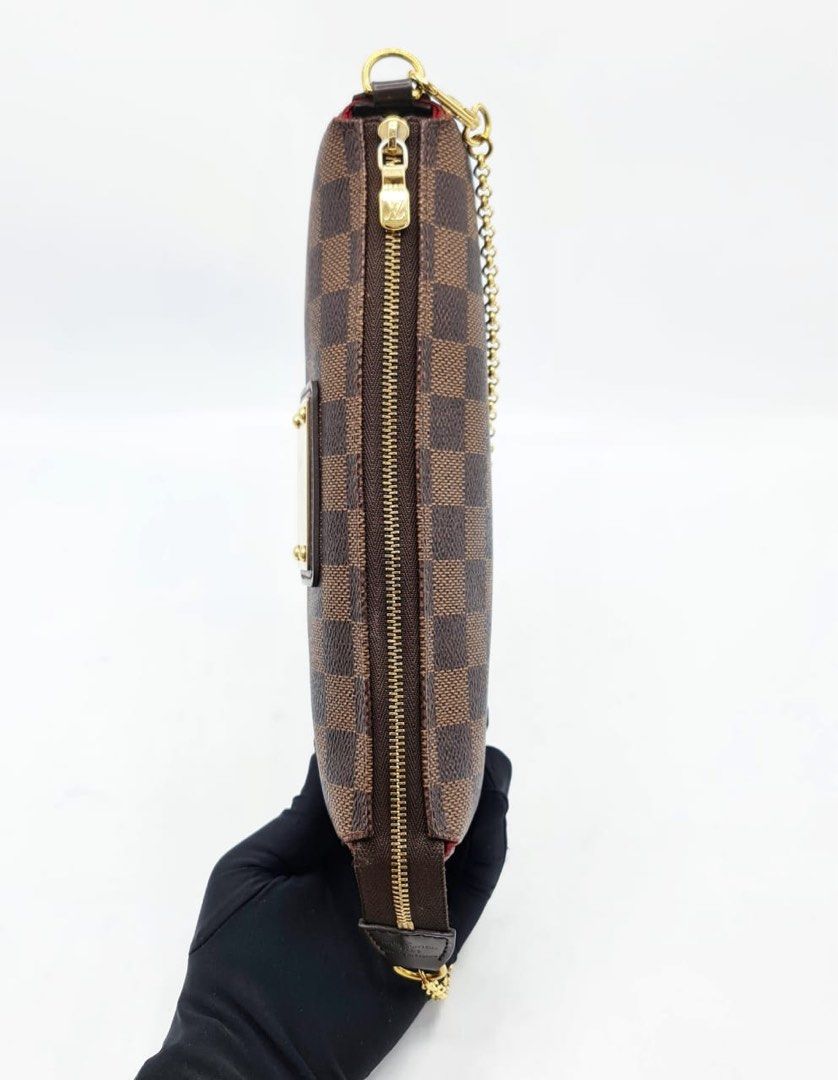 Louis Vuitton Damier Ebene Canvas Eva Pochette