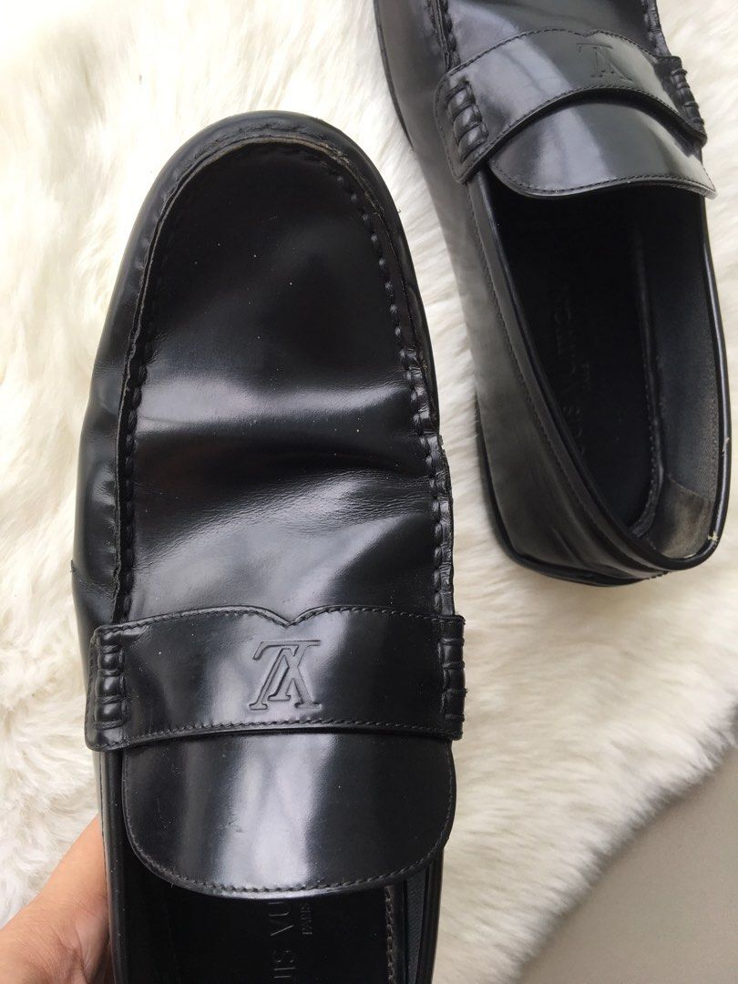 Lv clearance loafers black
