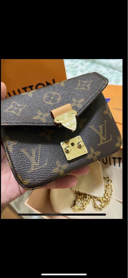 LOUIS VUITTON Monogram Micro Metis Brown M44875 bag